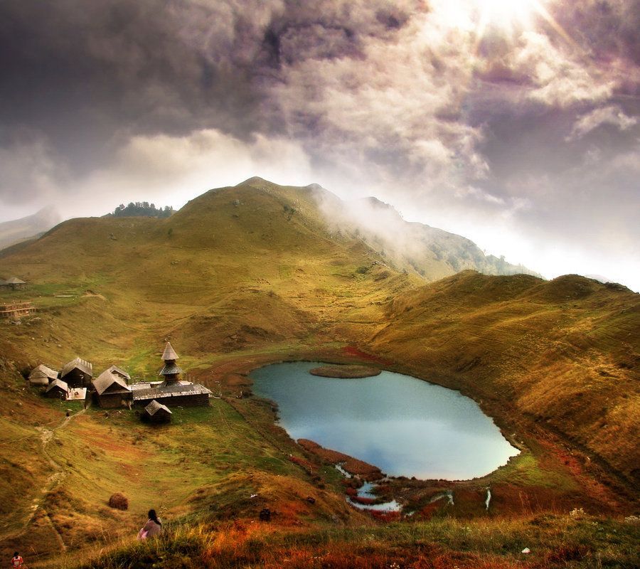 Prashar Lake by jOphir on DeviantArt