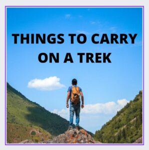 Things You Didn’t Know You Had to Carry on Trek